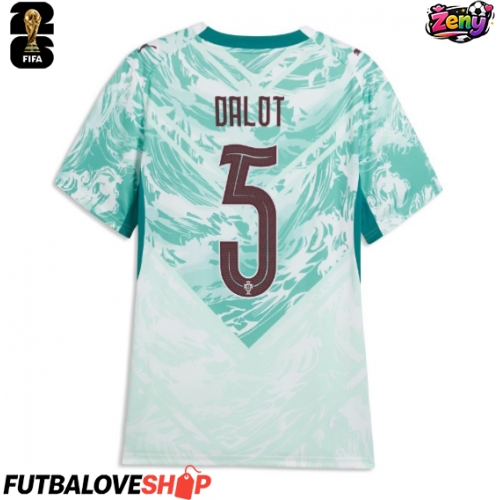 Dres Portugalsko Diogo Dalot #5 Preč pre Ženy MS 2026 Krátky Rukáv